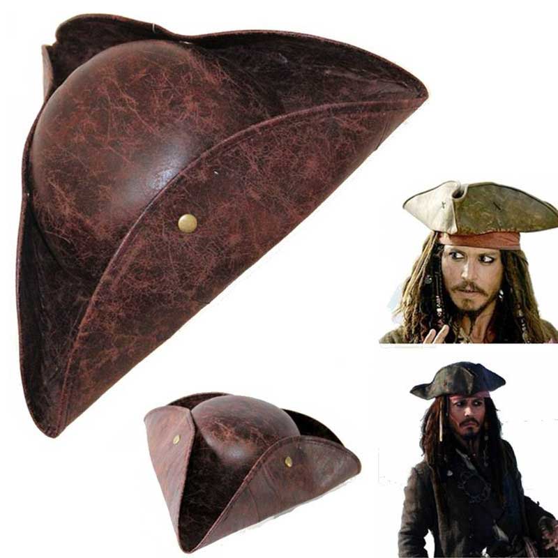 Piratas del Capitán del Caribe Jack Sparrow Triangle Hat
