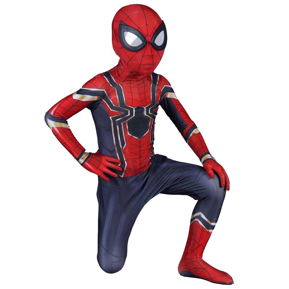 spiderman Peter Parker Sumpsuit Cosplay Costume Avengers: Infinity War