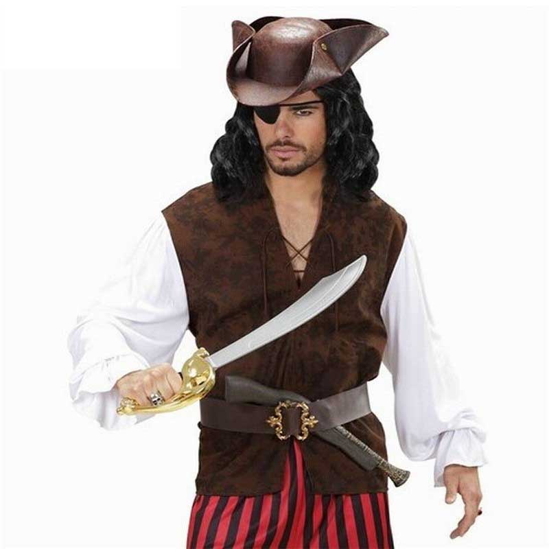 piratas del Capitán del Caribe Jack Sparrow Triangle Hat