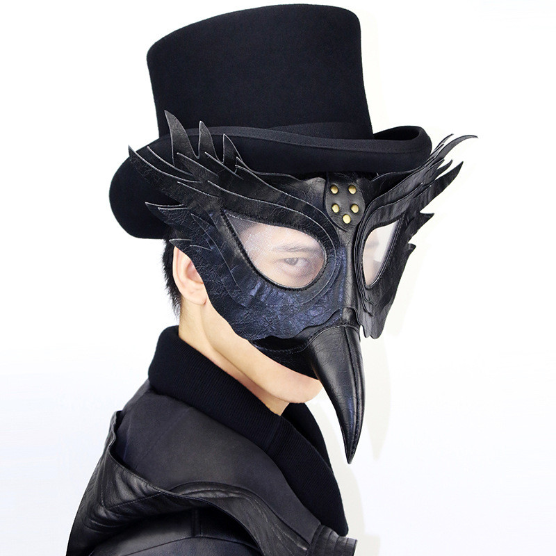 vintage steampunk plaga pájaro pájaro doctor mascaras máscaras de mascarada gótico mascarilla máscara de rock punk halloween cosplay traje prop
