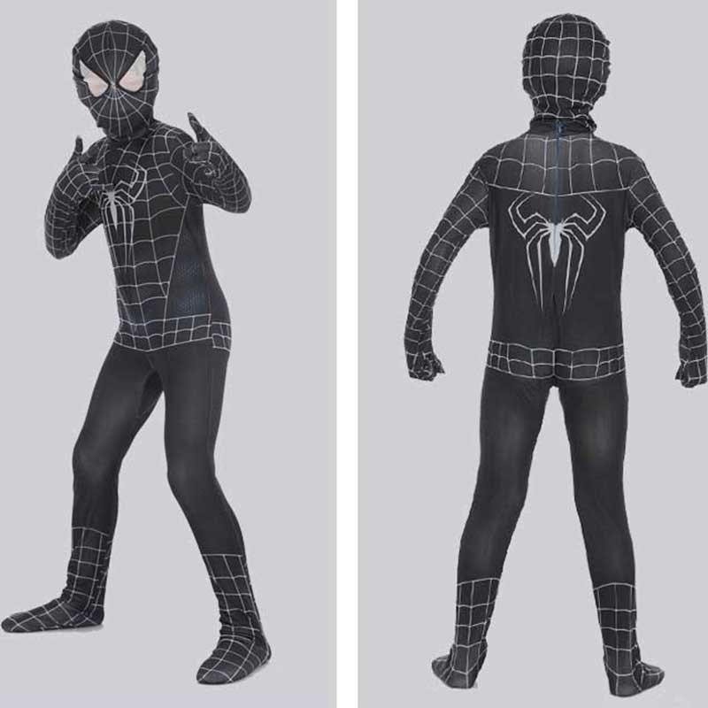 Niños Spiderman Outfit Spider-Man: en el disfraz de Spider-Verse Miles Morales Cosplay