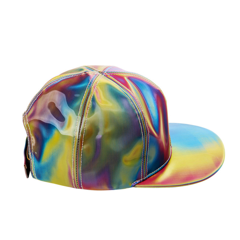 Cambio de sombrero de color del arco iris Volver al futuro Prop Bigbang G-Dragon Gorra de béisbol