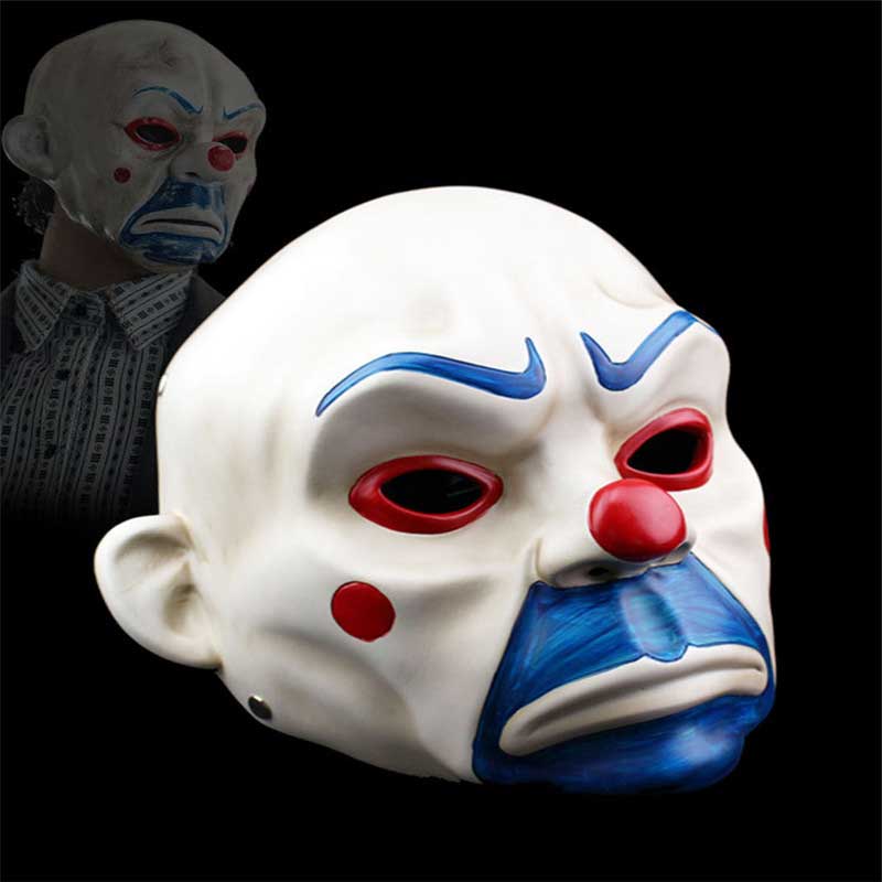 The Joker Batman Dark Knight Mask Máscara de resina Payaso Masquerade Party Prop