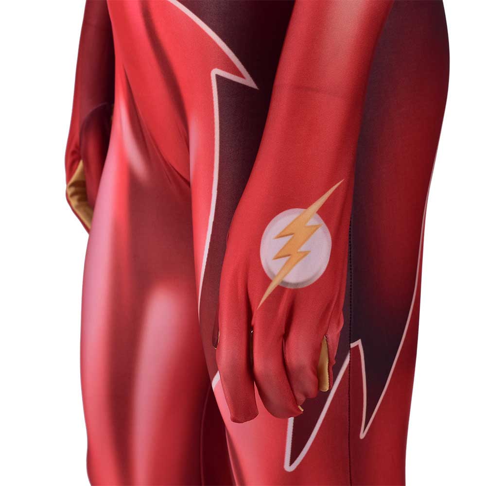 La Mujer de Flash impresión del traje de Cosplay 3D Mujer super héroe Zentai