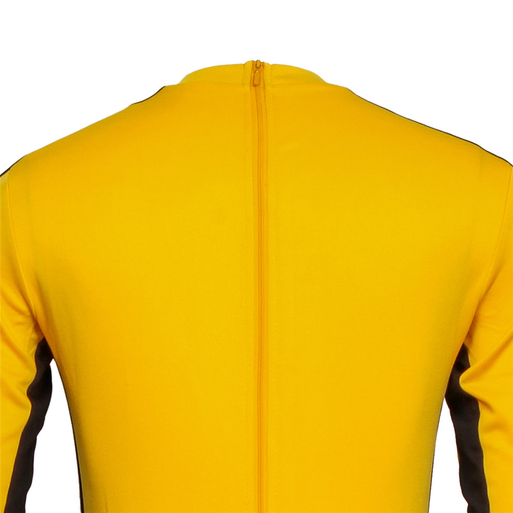 juego de traje de muerte Jumpsuitde artista marcial amarillo chino kung fu uniforme ropa