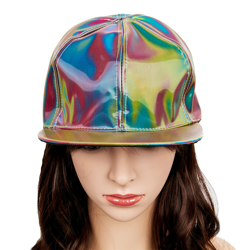 Cambio de sombrero de color del arco iris Volver al futuro Prop Bigbang G-Dragon Gorra de béisbol
