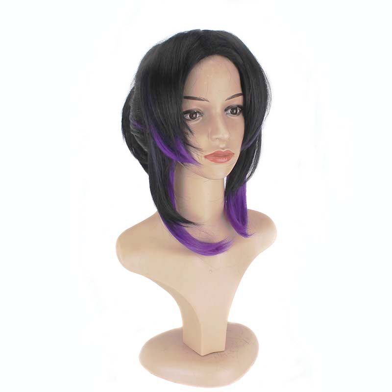 Shinobu Kocho de Cospaly peluca sintética animado Demon Slayer Kimetsu no Yaiba