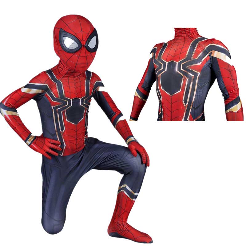 Spiderman Peter Parker Sumpsuit Cosplay Disfraz Avengers: Infinity War