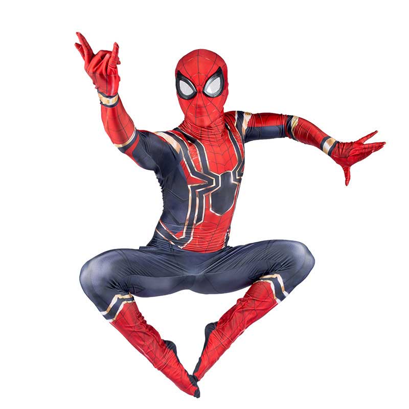 Spiderman Peter Parker Sumpsuit Cosplay Costume Avengers: Infinity War