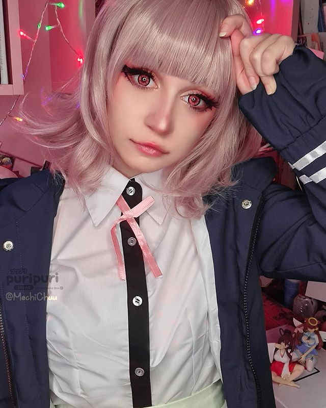 animado Danganronpa V3 Nanami Chiaki peluca Killing Armonía Complementos Disfraz